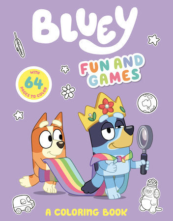 Bluey Fun & Games: A Coloring Book